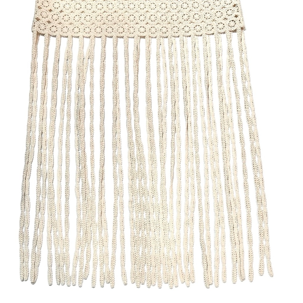 Zara Fringed Crochet Skirt - Picture 14 of 16